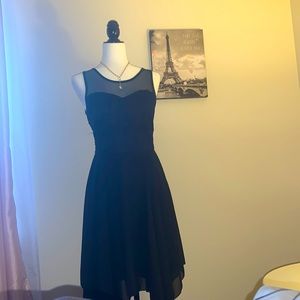 Black lace dress